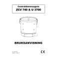 ELECTROLUX ZCV740 Owners Manual