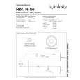 INFINITY REFERENCE NINE Service Manual