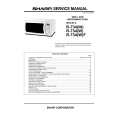 SHARP R-734(W)F Service Manual