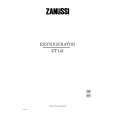 ZANUSSI ZT140 Owners Manual