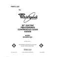 WHIRLPOOL RF330PXVN1 Catálogo de piezas