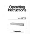 PANASONIC WJSW104 Instrukcja Obsługi