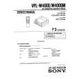 SONY VPL-W400QM Instrukcja Serwisowa