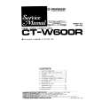 PIONEER CT-W600R Instrukcja Serwisowa