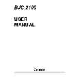 CANON BJC-2100 Owners Manual