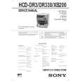 SONY HCDDR3 Service Manual