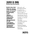 AEG 32513 DG W Owners Manual
