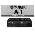 YAMAHA A-1 Owners Manual