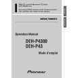 PIONEER DEH-P4300/XM/UC1 Owners Manual