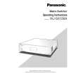 PANASONIC WJSX150A Owners Manual