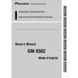 PIONEER GM-X562/XR/EW Instrukcja Obsługi