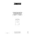 ZANUSSI F1001V Owners Manual
