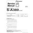 PIONEER S-A380/XTL/NC Service Manual