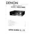 DENON PMA-550 Service Manual