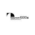 NAKAMICHI 1000II Owners Manual