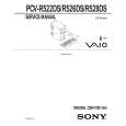 SONY PCVR528DS Service Manual