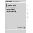 PIONEER DEH-2750B/XU/ES Manual de Usuario