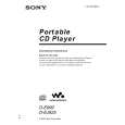 SONY D-EJ925 Owners Manual