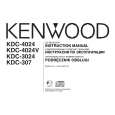 KENWOOD KDC-3024 Manual de Usuario