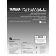 YAMAHA YST-SW200 Owners Manual