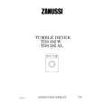 ZANUSSI TDS382W Owners Manual
