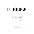 ELKA ELKAVOX77 Instrukcja Serwisowa