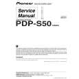 PIONEER PDP-S50E5 Instrukcja Serwisowa