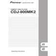 PIONEER CDJ-800MK2/KUCXJ Owners Manual