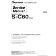 PIONEER S-C60/XCN5 Manual de Servicio