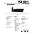 SONY MDP-V900G Instrukcja Serwisowa