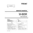TEAC W-865R Instrukcja Serwisowa