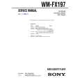 SONY WMFX197 Service Manual