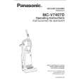 PANASONIC MCV7407D Manual de Usuario