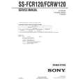 SONY SS-FCRW120 Catálogo de piezas