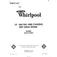 WHIRLPOOL RJE3750W0 Parts Catalog