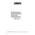 ZANUSSI ZFT154-1 Owners Manual