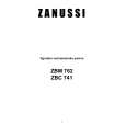 ZANUSSI ZBC741W1 Owners Manual