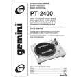 GEMINI PT-2400 Owners Manual