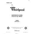 WHIRLPOOL RJM77001 Catálogo de piezas