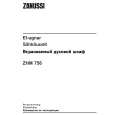 ZANUSSI ZHM756X Owners Manual