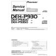 PIONEER DEH-P930 Service Manual
