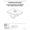 WHIRLPOOL KECD806RSS01 Installation Manual
