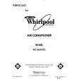 WHIRLPOOL AC1854XT0 Parts Catalog