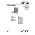 SONY SRS28 Service Manual