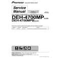 PIONEER deh-4700mp Service Manual