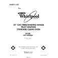 WHIRLPOOL SF314PSRW0 Catálogo de piezas