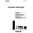 SONY CVD-500 Owners Manual