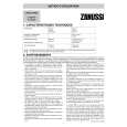 ZANUSSI T1024V Owners Manual