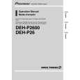 PIONEER DEH-P2600/XN/UC Owners Manual