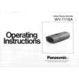 PANASONIC WV7110A Owners Manual